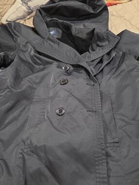 Black Women's Hooded Coat